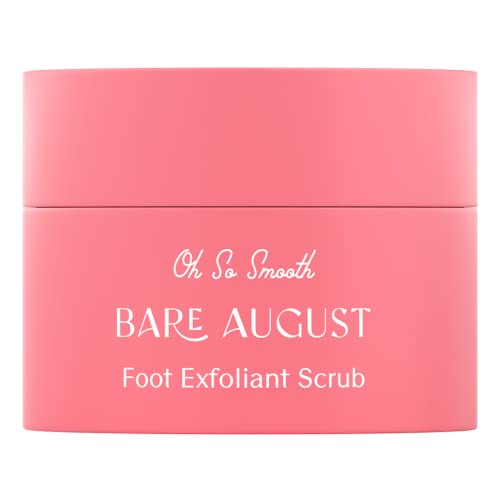 Bare August Foot Scrub - Pure & Natural Exfoliating Treatment - Soothes Skin, Softens Calluses, Eases Dry Cracks, Removes Dead Skin For Soft, Smooth Feet - Pedicure Care For Women & Men - 3.4 Fl Oz #TOP6