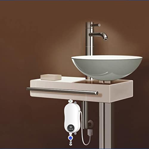 Electric Instant Hot Water Heater Shower Electric Tankless Shower Hot Water Faucet Kitchen Bathroom Instantaneous Water Heater Tap