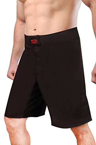 Brutul Fight MMA UFC Training Fight BJJ Grappling Shorts Boxing Martial Arts (X-Large) Black - Thumbnail 5
