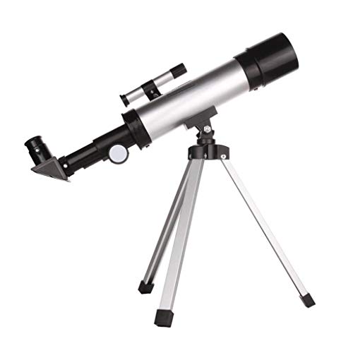 Telescopio Astronómico Refractor Portátil 50mm con Tripié Ajustable miniatura 1