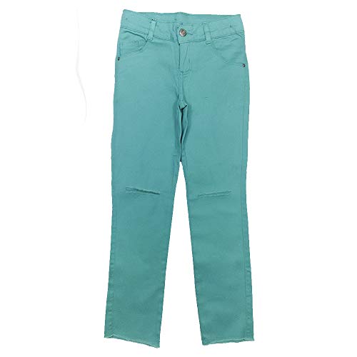 Calça Look Jeans Sarja Collor - VERDE - 4