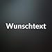 Wunschtext Aufkleber personalisiert - Wunschname, Auto, Tuning, JDM, Motorrad, Haushalt, Laptop, Wand Tattoo, Kindername