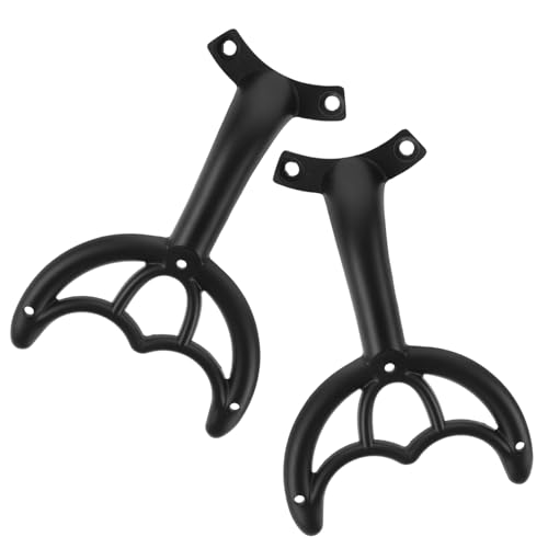 Veemoon 2 Pcs Ceiling Fan Blades Arms Replacement Fan Blade Arms for Replacing The Worn Fan Blade to Keep The Balance of The Ceiling Fan Black