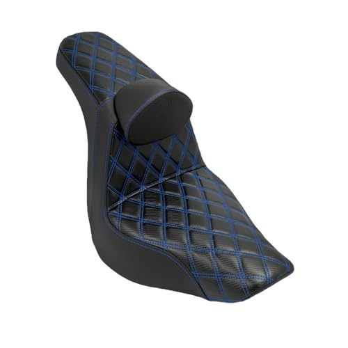 Asiento de motocicleta doble con cojín ergonómico para evitar dolor lumbar