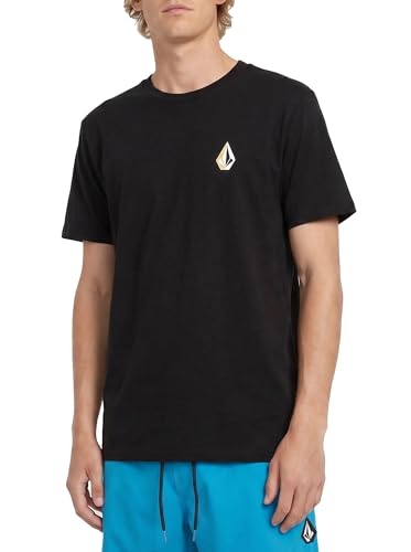 Volcom Blaquedout Short Sleeve tee Camiseta, Negro, M para Hombre
