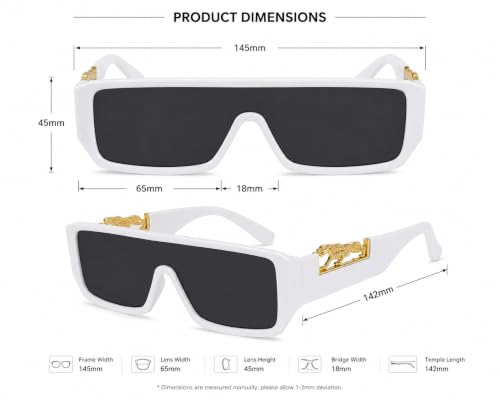 Image of RICHORS Unisex Light Weight Sunglasses Rectangular Inspired By Mc Stan Bigg Boss Winner 16 (Black Sunglass),Non-Polarized