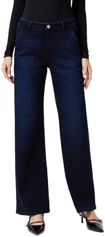 Mavi Women's Miracle High Rise Wide Leg Pants