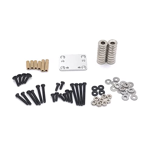 Metal Car Shell Adjustment Fixation for 1/28 Wltoys K969 K979 K989 K999 P929 P939 284131 MINI-Q RC Car Upgrade Parts(Silver)