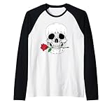 Skeleton Skull Rose Scary Halloween Tops