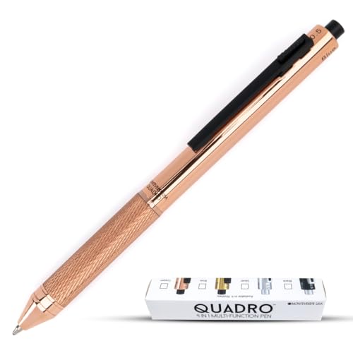 Stylo Monteverde Quadro 4-in-1 Cuivre : stylo bille multifonction élégant