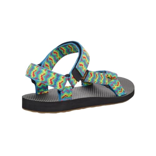 Teva Men's Original Universal Sport Sandal, Wiggle Cendre Blue, 114