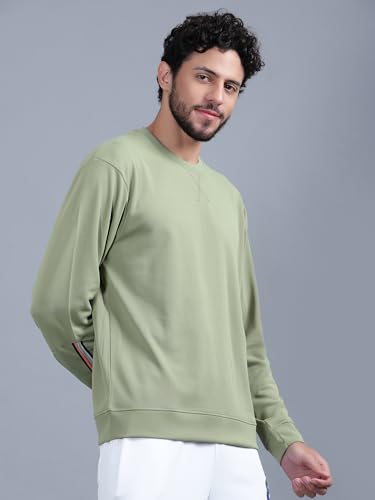 Image of SHIV NARESH Men's Cotton Crew Neck Sweatshirt