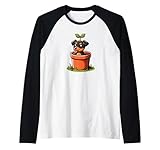miniatura pinscher fioriera giardinaggio amante dei cani maglia con maniche raglan