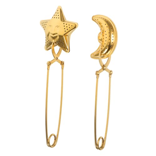 VICASKY 2pezzi Colino Per Tè Sfere in Acciaio Inossidabile Filtro Per Foglie Tè Pinza Per Riutilizzabile Con Per Preparare Fresco e Filtrare Residui