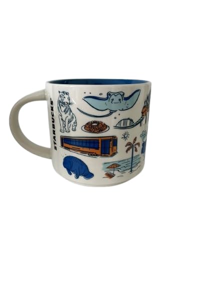 Amazon.com | Starbucks - Tampa Bay (Miami/Florida/USA) Been There Series  14oz Coffee Mug: Coffee Cups & Mugs