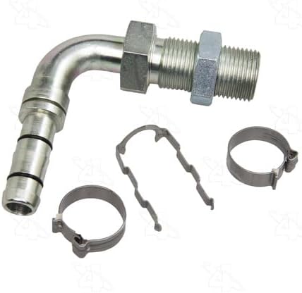 Four Seasons 19390 Ez Clip 90° Male Insert O Ring Bulkhead Hose RER Fitting Kit for PAI