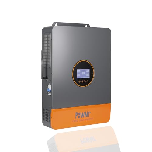 Image of PowMr 10000W Split Phase Solar Inverter, 48V to 120/240VAC, Peak Power 20000VA, 11KW Inverter w/ 200A MPPT Charge Controller, WiFi/GPRS, 48V Lead Acid, Li Battery, User-Define【Up to 6 Unit Parallel】