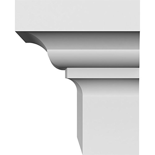 Endurathane Stratford Crosshead, 39" Bottom Width x 43 3/8" Top Width x 5"H x 1 7/8"P, Factory Primed by Ekena Millwork - Image 4