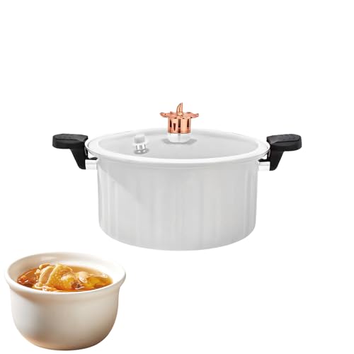 Ollas antiadherentes, ollas antiadherentes con tapas, olla a presión con asa para arroz, salsa, sopa, espaguetis, freír, cocina, estufa, camping, apartamento