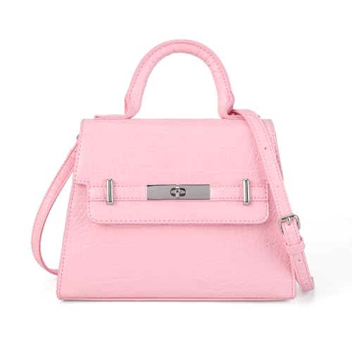 Image of Small Cute Top Handle Bag Crossbody, Designer Summer Purse for Women | Vegan Leather /Straw, 2.5L Capacity, Fits 6.7-inch Phone /Small Wallet /Passport, Versatile for Dressy Outfit /Everyday Use