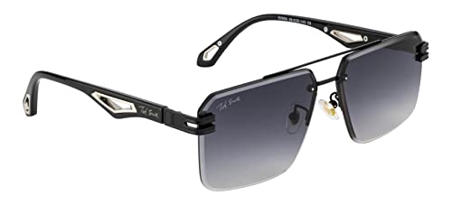 Image of Ted Smith Mens Womens Polycarbonate Uv Protection Metal Pilot Sunglasses