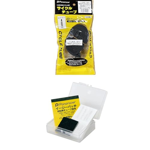 [�Z�b�g] �p�i���[�T�[(Panaracer) �`���[�u W/O 700×27�`31C (W/O 27×1-1/8) �����o���u48mm 0TW700-28LF-NP +�p���N�C���p�b�`