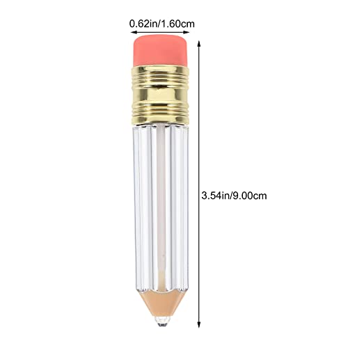Frcolor 36 Pcs Empty Lip Gloss Tubes Creative Pencil Shaped Clear Mini Refillable Lip Oil Bottles For Women Girl Diy Cosmetics Lip Oil #TOP7