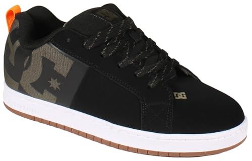 Chaussures de skate Court Graffik Sq homme basket basse cuir noir