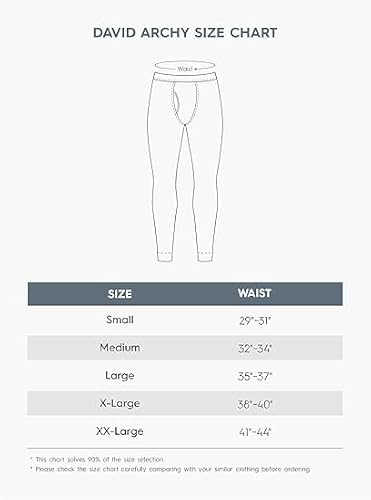 David Archy Men’S Heavyweight Thermal Underwear For Extreme Cold thumb #7