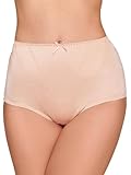 Ilusión 32155 Paquete Tres pantaletas Control para Mujer, Nude/Negro/Lila Obscuro, Grande
