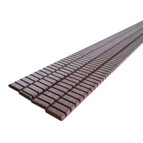 Tekidica 50x Mahogany Guitar Kerfed Lining Strip Kerfing Inside Binding Luthier 14' (370mm)