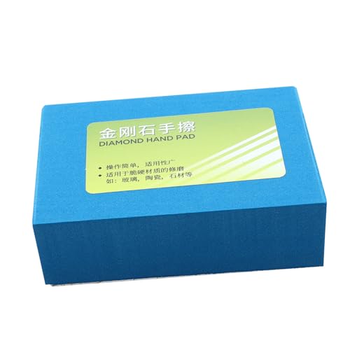 Angoily Diamond Hand Rub Tool Hand Sanding Tool for Polishing Blocks Sandpaper Blocks Grit