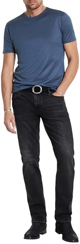 John Varvatos Men's Amanto Crew, Rain Blue3