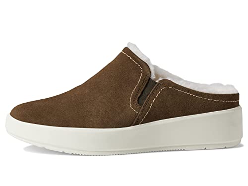 Clarks Women's Layton Gem Clog, Dark Olive Suede, 11 #TOP21