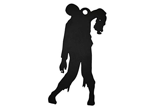 High Caliber AR500 Monster Targets - Zombie Body 6" x 12" x 1/2" Steel Targets for Shooting Practice in Range - Pistol and Rifles