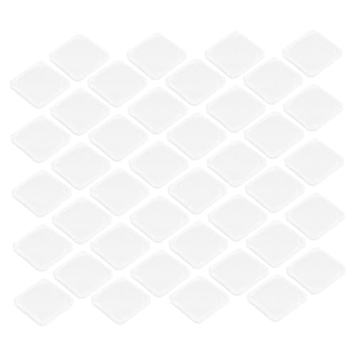 POPETPOP 50pcs Compact Memory Card Storage Box Lightweight Portable for Camera Computer Cards Strong Protection with Sleek Design for Travel Daily Use