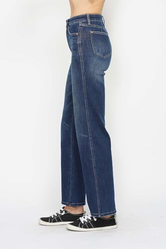 Judy Blue Women's High-Waisted Tummy Control Classic Straight Jeans - 888692