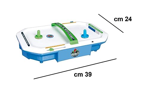 Air-Tischhockey für Kinder, Spiel Hockey Flipper Spiel Hockey Kinder Lufthockey mit 2 Griffen und 2 Scheiben inklusive, komplett mit integriertem Punktezähler – Bild 3