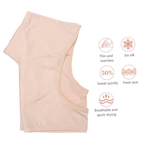 Milisten Achselpads Schweißpads Achsel Weste Damen Saugfähige Schweiß Pads gegen Schweißflecken und Geruch Atmungsaktiv für Frauen ädchen Unterarm Achselhöhlen Pads