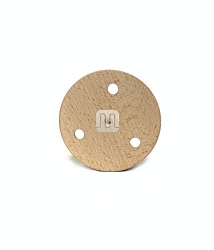 Rosone in legno 3 fori con accessori per il fissaggio