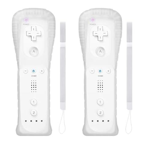 SWCTIM Wii Remote Controller 2 Pack with Accessories Cover