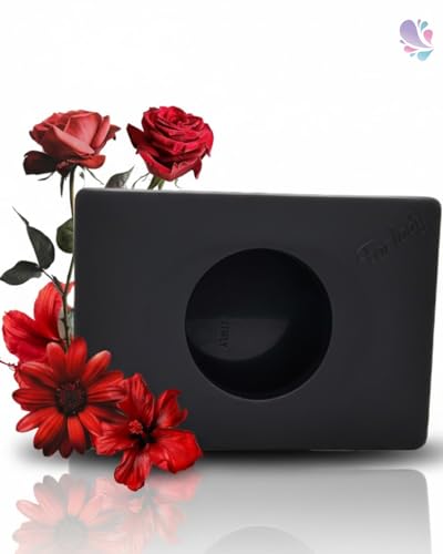 Blanc HYGIENIC Hygienetütenspender FIX – Hygienespender für Damenhygienebeutel, für Wandmontage, Spender aus ABS und Softtouch, Beutel separat erhältlich, Schwarz