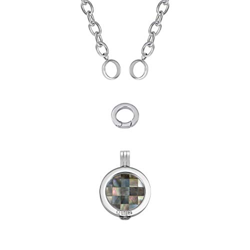 Collana Donna In Acciaio Inox 316L – Lunghezza 42 Cm + 4 Cm Di Estensione – Chiusura A Moschettone – Vari Colori – Quiges - 3