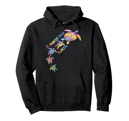 St. Augustine Beach Floride Sea Turtle Lover Beach Vacances Sweat à Capuche