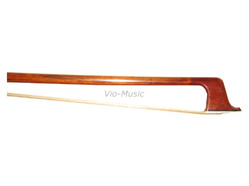 image for Vio Music 4/4 Violin Pernambuco Bow, Ebony Frog with Rare Pearl Inlay,