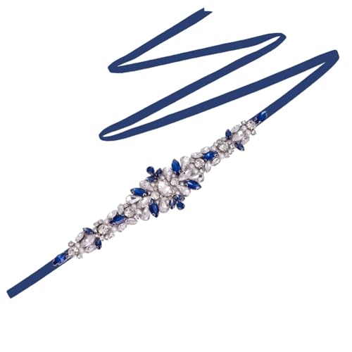 Bride Belts With Silver Wedding Waist Appliques For Bridal Women Ladies Dress Gown Decoration