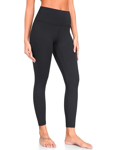 YUNOGA Women's High Waisted 25" Leggings Tummy Control Workout Leggings with Inner Pocket Buttery Soft Activewear Yoga Pants2