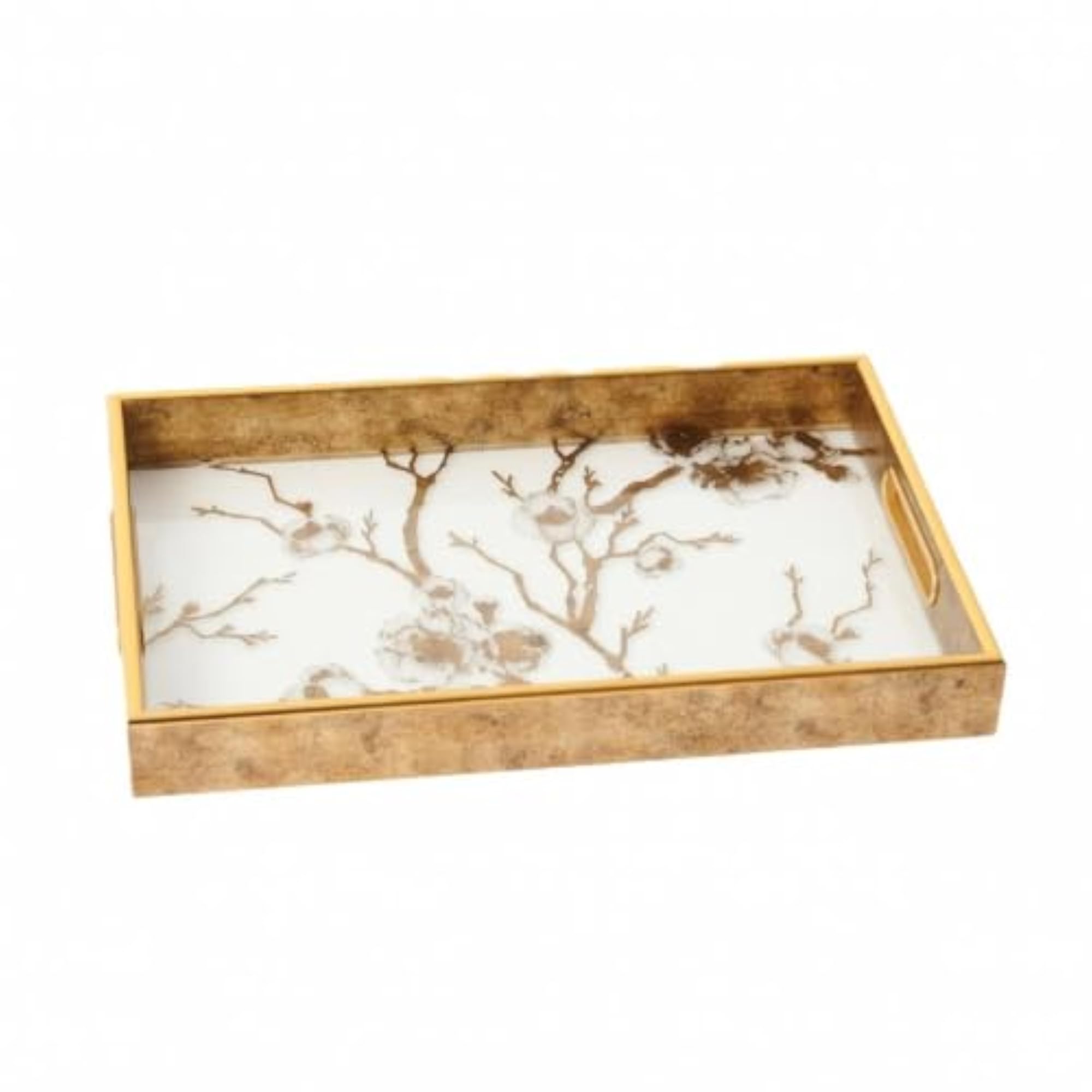 Easy-Care Decorative Storage Tray, Versatile Home Organization