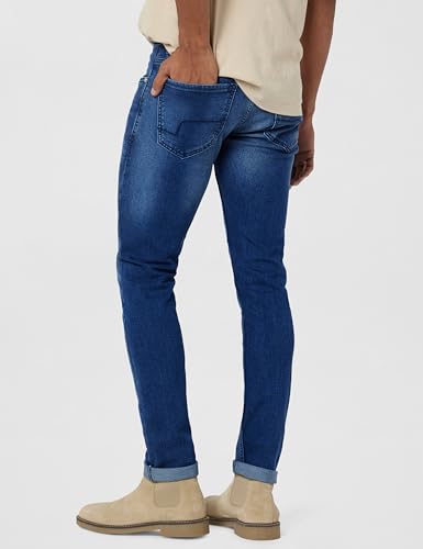 Image of Peter England Men Mid Rise Everyday Skinny Fit Jeans