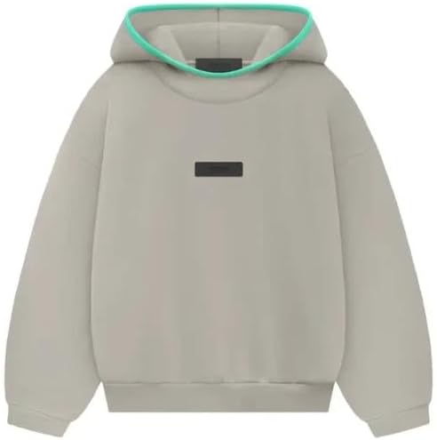 ESSENTIALS Pullover Hoodie Cotton Blend Adult Men Oversized, baggy fit.